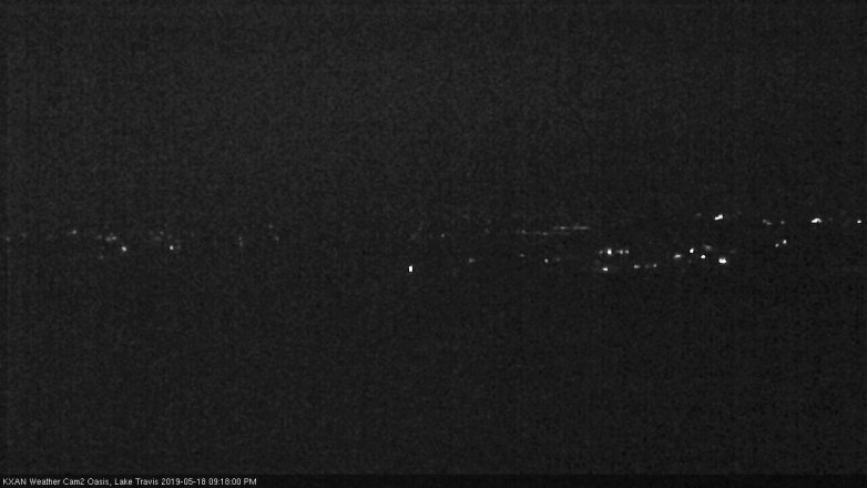 Lake Travis webcam, May 18, 2019 8:20 PM CT