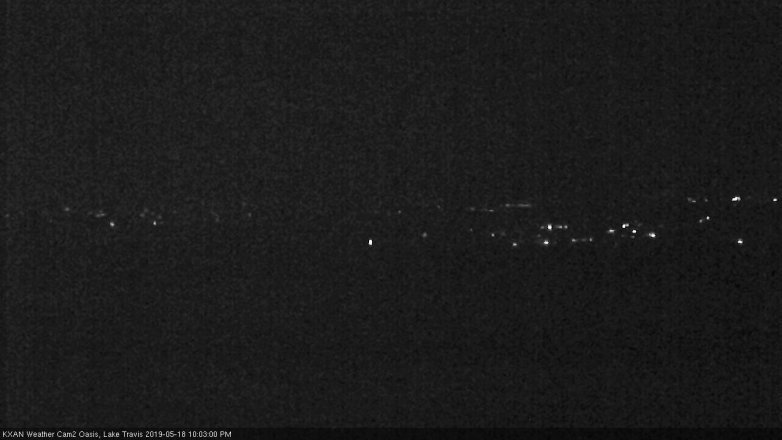 Lake Travis webcam, May 18, 2019 9:05 PM CT