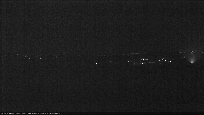 Lake Travis webcam, May 18, 2019 9:10 PM CT