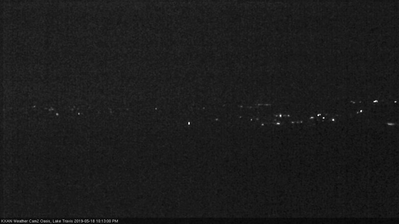 Lake Travis webcam, May 18, 2019 9:15 PM CT
