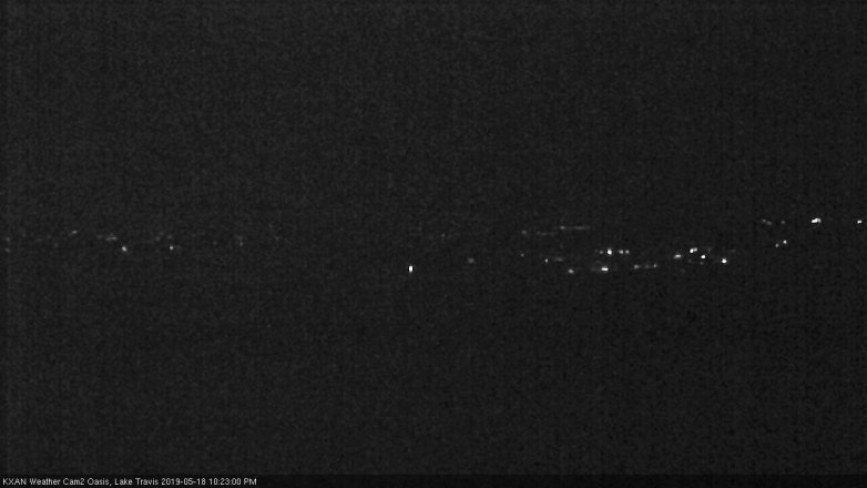 Lake Travis webcam, May 18, 2019 9:25 PM CT