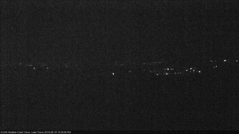 Lake Travis webcam, May 18, 2019 9:40 PM CT