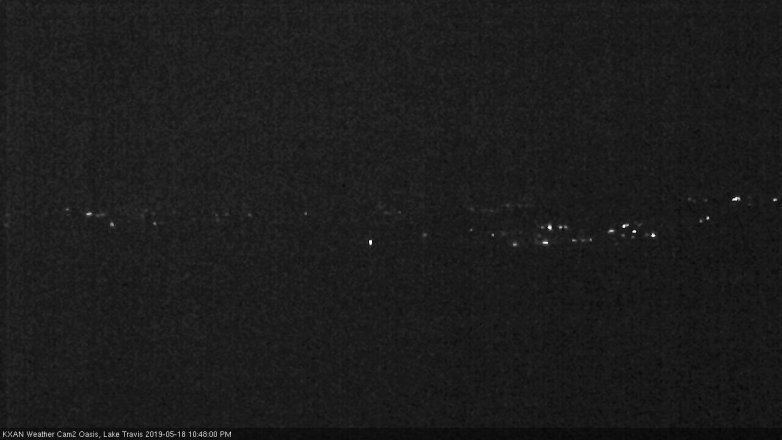 Lake Travis webcam, May 18, 2019 9:50 PM CT