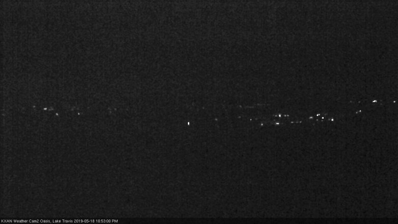 Lake Travis webcam, May 18, 2019 9:55 PM CT