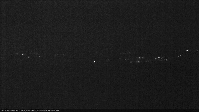 Lake Travis webcam, May 18, 2019 10:10 PM CT