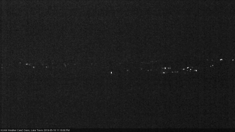 Lake Travis webcam, May 18, 2019 10:20 PM CT