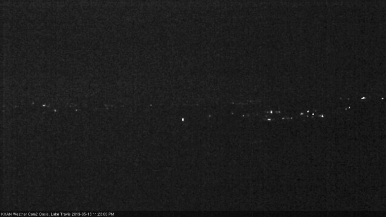 Lake Travis webcam, May 18, 2019 10:25 PM CT