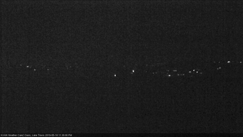 Lake Travis webcam, May 18, 2019 10:40 PM CT
