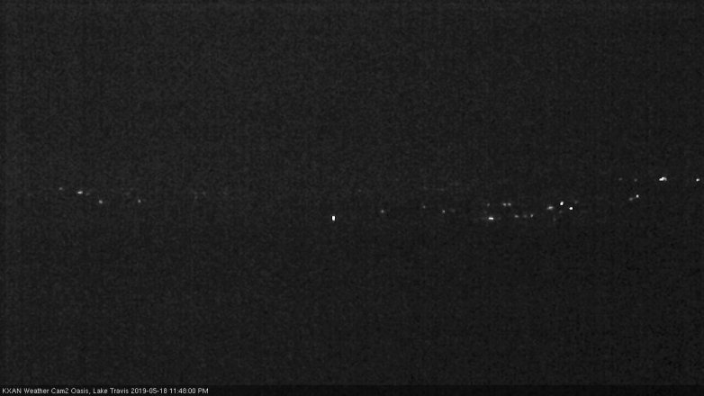 Lake Travis webcam, May 18, 2019 10:50 PM CT