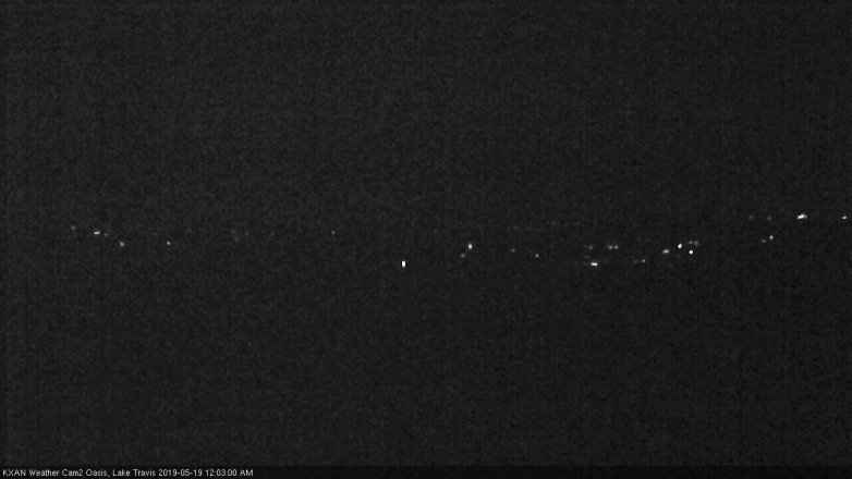 Lake Travis webcam, May 18, 2019 11:05 PM CT