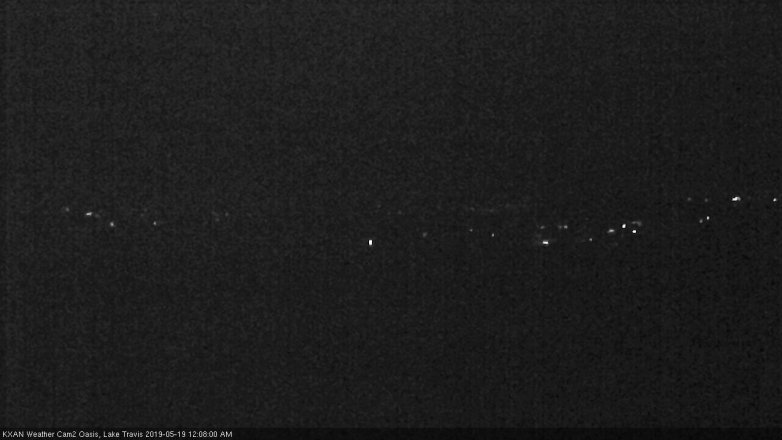 Lake Travis webcam, May 18, 2019 11:10 PM CT