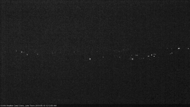 Lake Travis webcam, May 18, 2019 11:15 PM CT