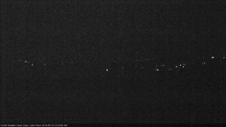Lake Travis webcam, May 18, 2019 11:25 PM CT