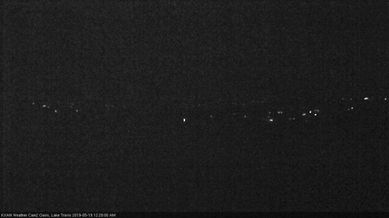 Lake Travis webcam, May 18, 2019 11:30 PM CT