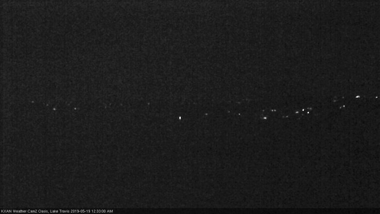 Lake Travis webcam, May 18, 2019 11:35 PM CT