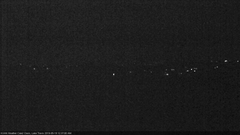 Lake Travis webcam, May 18, 2019 11:40 PM CT