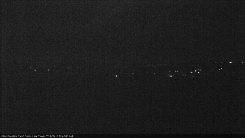 Lake Travis webcam, May 18, 2019 11:50 PM CT