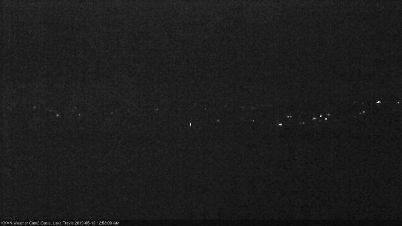 Lake Travis webcam, May 18, 2019 11:55 PM CT