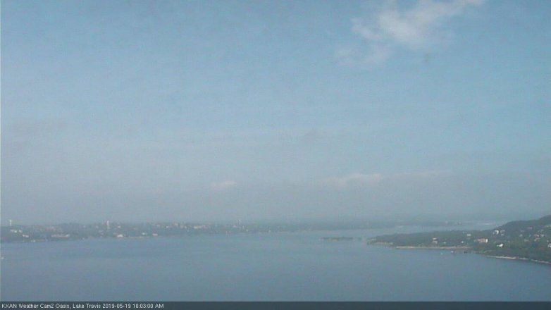 Lake Travis webcam, May 19, 2019 9:05 AM CT