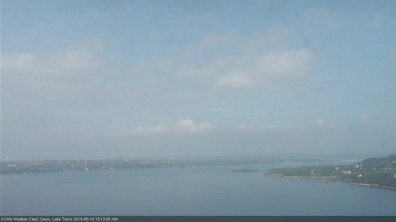 Lake Travis webcam, May 19, 2019 9:15 AM CT