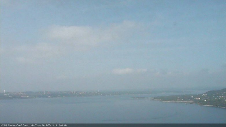 Lake Travis webcam, May 19, 2019 9:20 AM CT