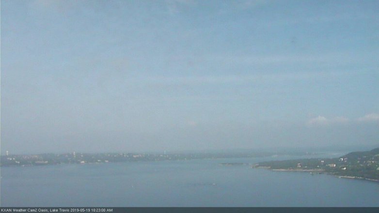 Lake Travis webcam, May 19, 2019 9:25 AM CT