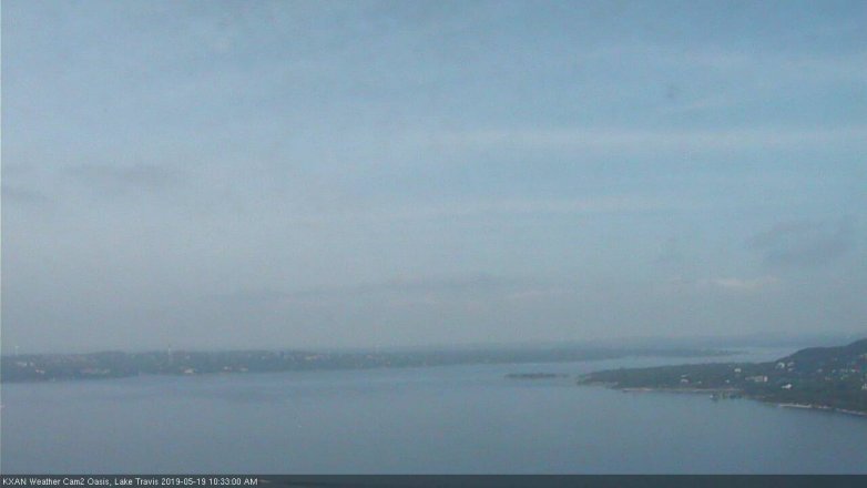 Lake Travis webcam, May 19, 2019 9:35 AM CT