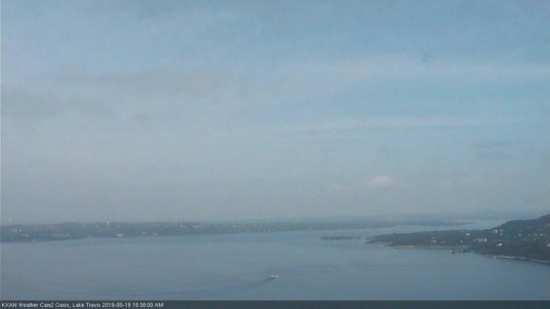 Lake Travis webcam, May 19, 2019 9:40 AM CT