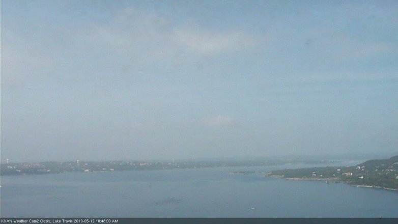 Lake Travis webcam, May 19, 2019 9:50 AM CT