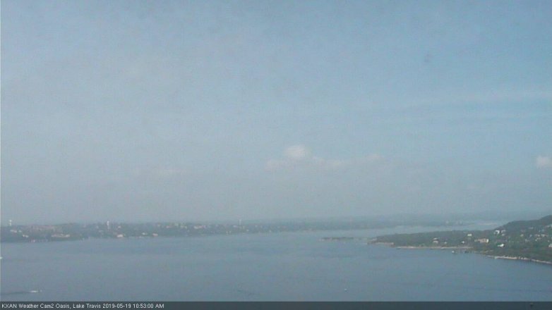 Lake Travis webcam, May 19, 2019 9:55 AM CT