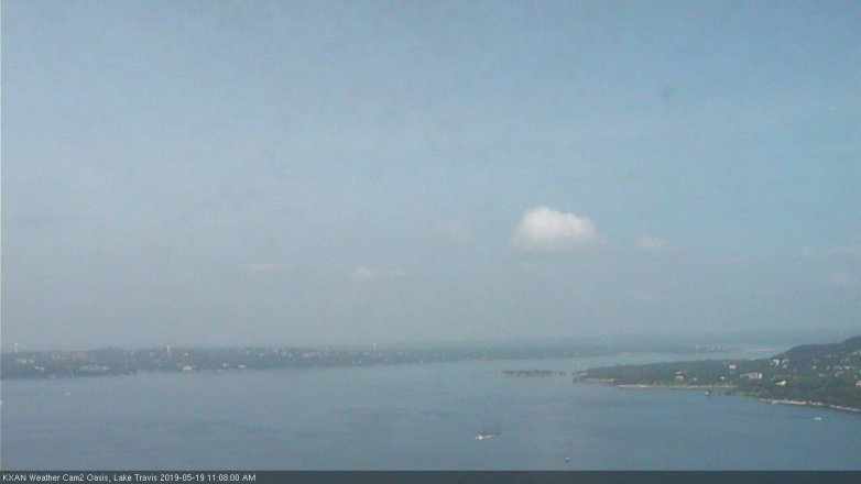 Lake Travis webcam, May 19, 2019 10:10 AM CT