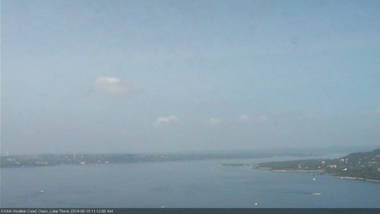 Lake Travis webcam, May 19, 2019 10:15 AM CT
