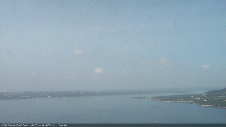 Lake Travis webcam, May 19, 2019 10:20 AM CT