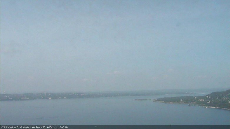 Lake Travis webcam, May 19, 2019 10:30 AM CT