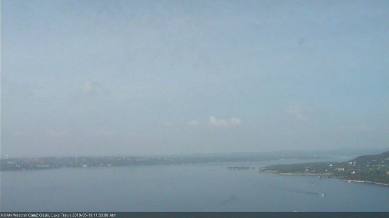 Lake Travis webcam, May 19, 2019 10:35 AM CT