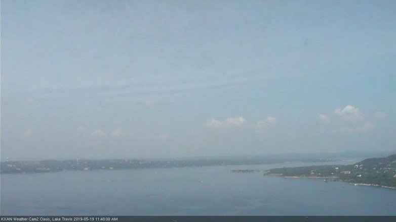 Lake Travis webcam, May 19, 2019 10:50 AM CT