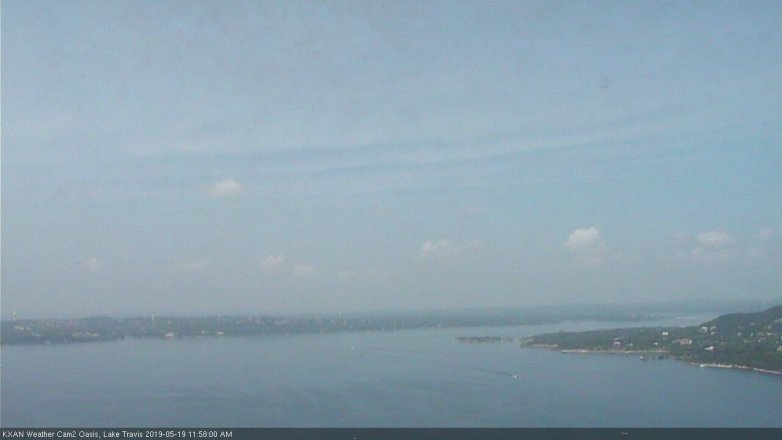 Lake Travis webcam, May 19, 2019 11:00 AM CT