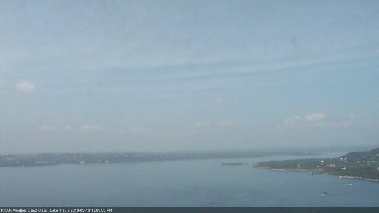 Lake Travis webcam, May 19, 2019 11:05 AM CT