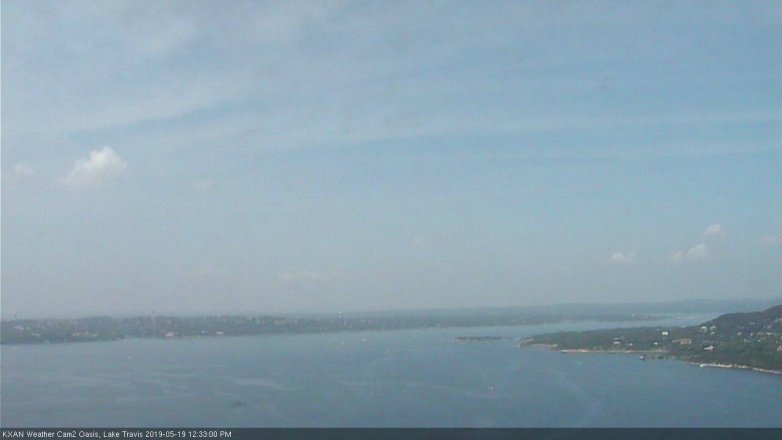 Lake Travis webcam, May 19, 2019 11:35 AM CT