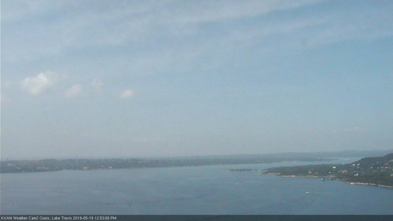 Lake Travis webcam, May 19, 2019 11:55 AM CT