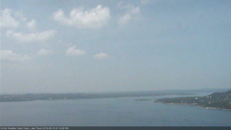 Lake Travis webcam, May 19, 2019 12:20 PM CT