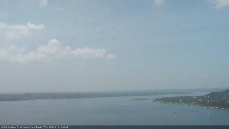 Lake Travis webcam, May 19, 2019 12:25 PM CT