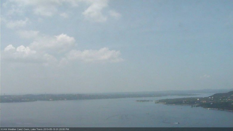 Lake Travis webcam, May 19, 2019 12:30 PM CT