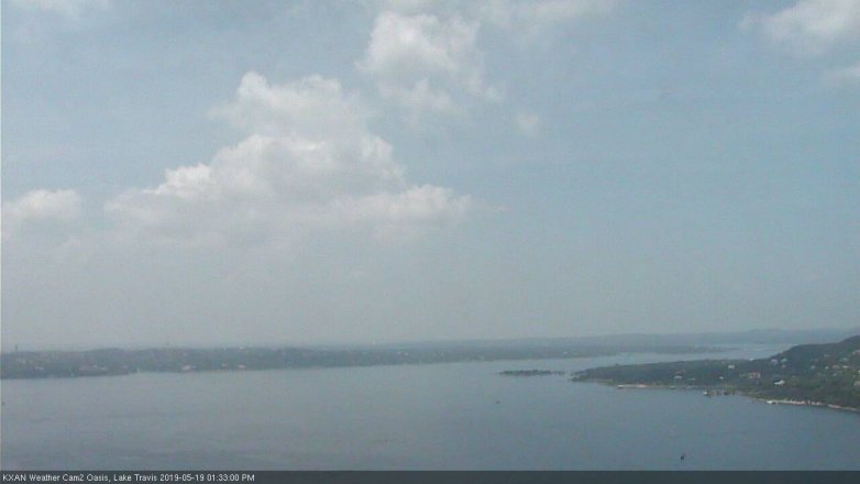 Lake Travis webcam, May 19, 2019 12:35 PM CT