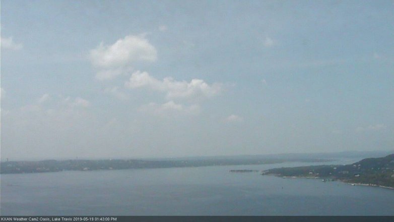Lake Travis webcam, May 19, 2019 12:45 PM CT