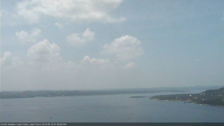 Lake Travis webcam, May 19, 2019 1:00 PM CT