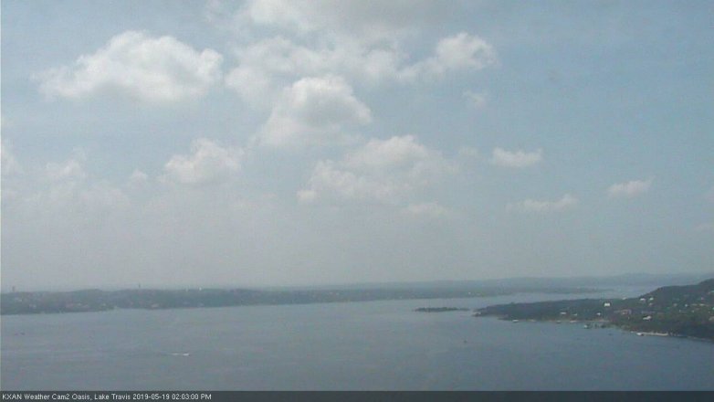 Lake Travis webcam, May 19, 2019 1:05 PM CT