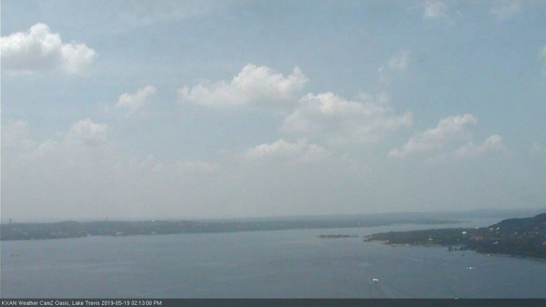 Lake Travis webcam, May 19, 2019 1:15 PM CT