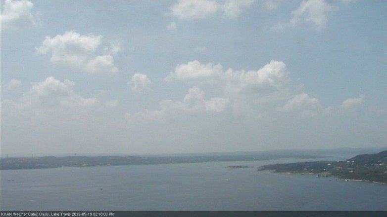 Lake Travis webcam, May 19, 2019 1:20 PM CT