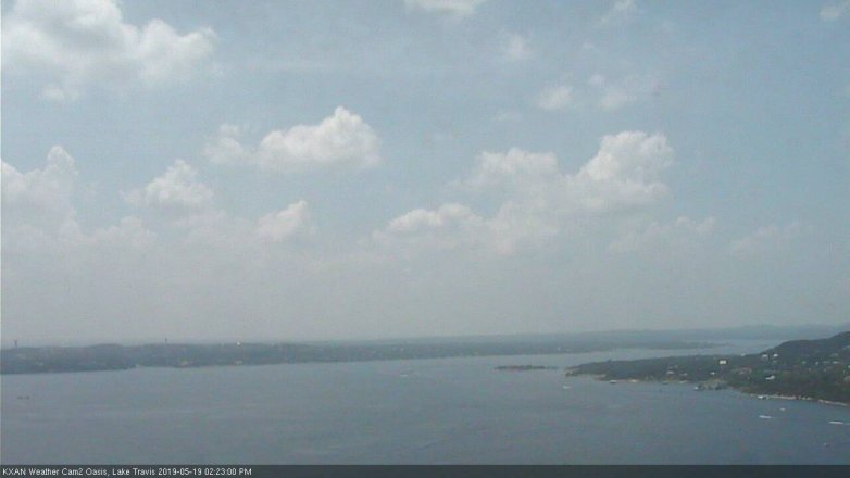 Lake Travis webcam, May 19, 2019 1:25 PM CT